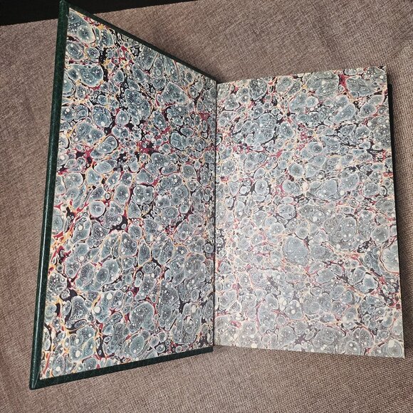 HG Wells Treasury of World Masterpieces Hard Copy Forest Green Leather Bound - Picture 12 of 12